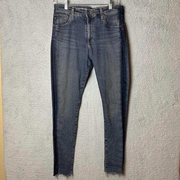 Adriano Goldschmied Jeans Womens 29R Blue‎ The Farrah High Rise Skinny Jeans - Picture 1 of 10